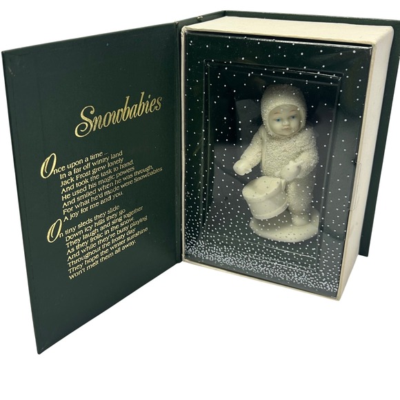 Department 56 Other - Department 56 Snowbabies Shall I Play For You Winter Tales Figurine in Book Box